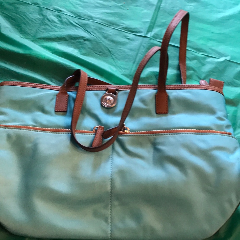 Michael Kors teal purse